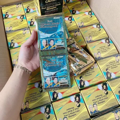 Thời gian lưu trên tóc có nghĩa là lên màu trong 5–10 phút? — Dầu Gội Phủ Bạc YiCAOTEN Màu