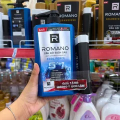 Đánh giá dầu Gội Romano Sạch Gàu Anti - Dandruff Shampoo Cool Force 5 In 1 650g - Dầu Gội Nam Chai Xanh Dương (Tặng Sữa Tắm Sạch Sảng Khoái)