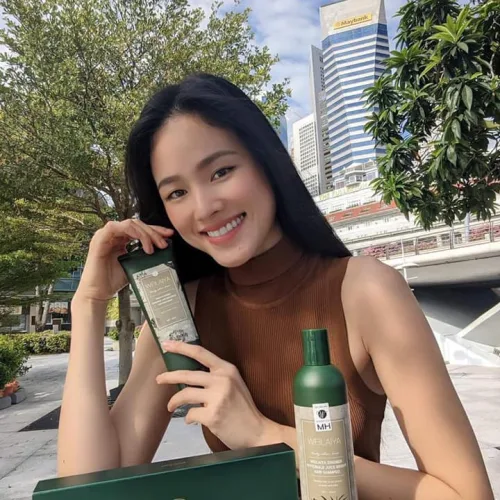 Combo Weilaiya gừng hà thủ ô gồm dầu gội 400ml, dầu xả 250ml và mini