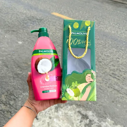 Dầu Gội Xả Palmolive Naturals Intensive Moisture Chiết Xuất Sữa Dừa 600ml phù hợp để tham khảo khi chọn palmolive
