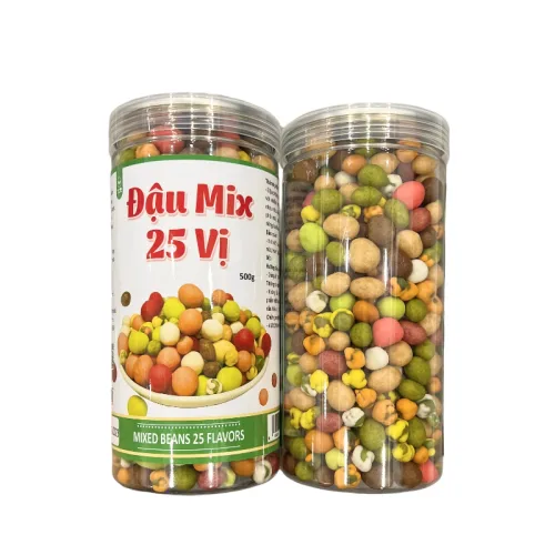 Hình ảnh Đậu Mix 25 Vị Thơm Ngon 500g trong bộ sưu tập Trái cây, rau củ tươi