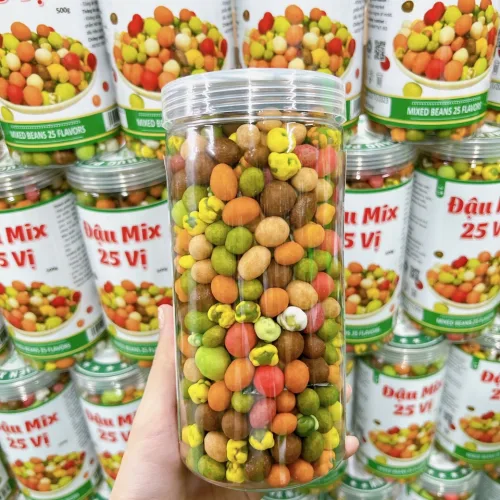 Bảng giá sỉ đậu Mix 25 Vị Thơm Ngon 500g