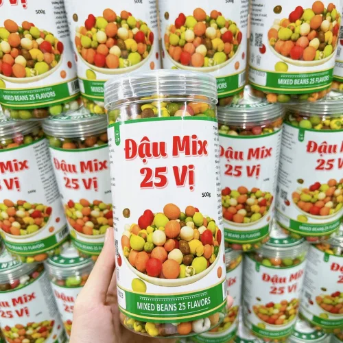 Bảng giá sỉ đậu Mix 25 Vị Thơm Ngon 500g