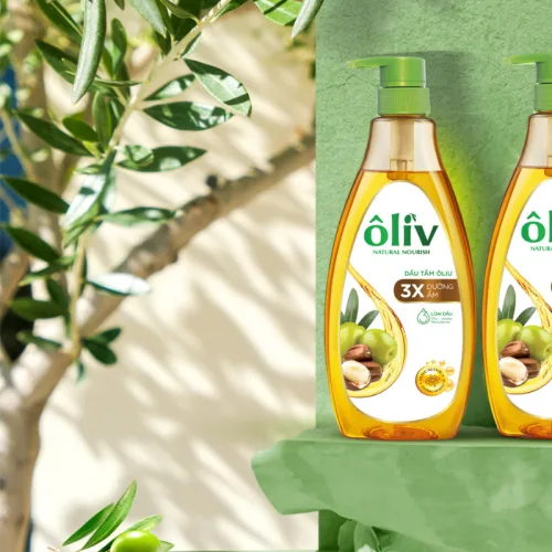 Sỉ dầu Tắm Ôliu Ôliv 3x Dưỡng Ẩm 650ml - Tặng Dầu Gội Ôliu Giúp Giảm Gãy Rụng Tóc