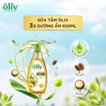 Sỉ dầu Tắm Ôliu Ôliv 3x Dưỡng Ẩm 650ml - Tặng Dầu Gội Ôliu Giúp Giảm Gãy Rụng Tóc