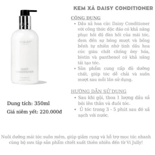 Phân phối dầu Xả Dừa Vijully Phiên Bản Mới 350ml