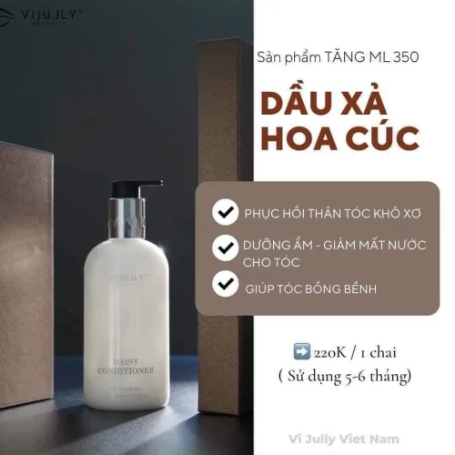 Phân phối dầu Xả Dừa Vijully Phiên Bản Mới 350ml