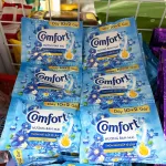 Dây 12 Gói Nước Xả Vải Comfort Hương Ban Mai Thơm Mát 18ml/Gói - Màu Xanh Biển