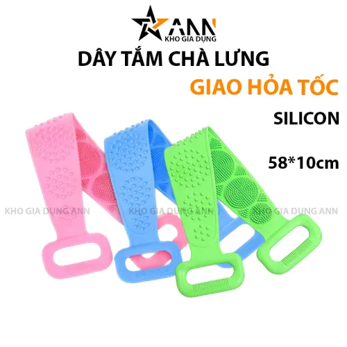 Phân phối dây Tắm Chà Lưng Silicon 58x10cm