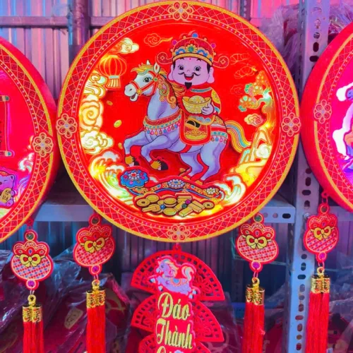 Dây Treo Đèn Tròn Có Nhạc Trang Trí Tết
