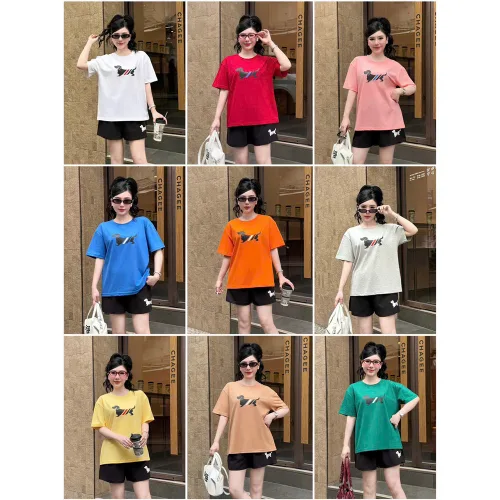 Đồ Bộ Nữ Áo Thun Cổ Tròn Tay Ngắn Quần Đùi Thể Thao Năng Động Vải Cotton Thoáng Mát Size 45-62kg – một lựa chọn đáng tham khảo trong đồ bộ nữ