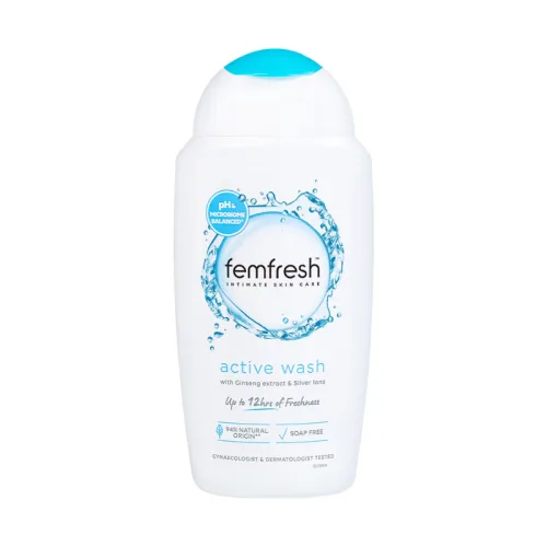 Khám phá Dung Dịch Vệ Sinh Phụ Nữ Femfresh Active Wash Màu Xanh Dương 250ml thuộc nhóm Dung dịch vệ sinh, dưỡng vùng kín