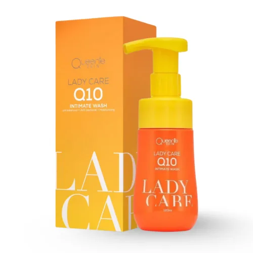 Dung Dịch Vệ Sinh Phụ Nữ Lady Care Q10 Queenie Skin 120ml - Hỗ Trợ Cấp Ẩm Làm Sạch Dịu Nhẹ phù hợp để tham khảo khi chọn Dung dịch vệ sinh, dưỡng vùng kín