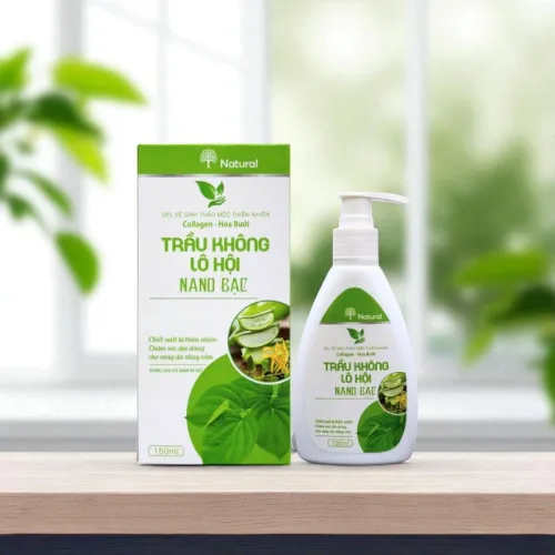 Dung Dịch Vệ Sinh Thảo Mộc Thiên Nhiên Collagen Hoa Bưởi Trầu Không Lô Hội Bạc Nano Bạc Hướng Quý Cosmetic 150ml