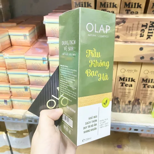Dung Dịch Vệ Sinh Trầu Không Bạc Hà Olap