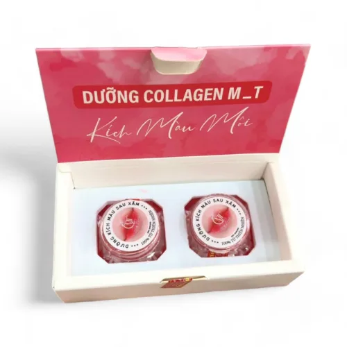 Dưỡng Môi Collagen M&T Cosmetics Kích Màu Môi Dạng Hũ