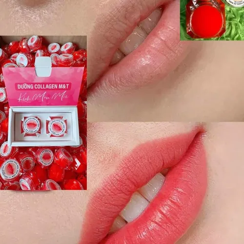 Dưỡng Môi Collagen M&T Cosmetics Kích Màu Môi Dạng Hũ