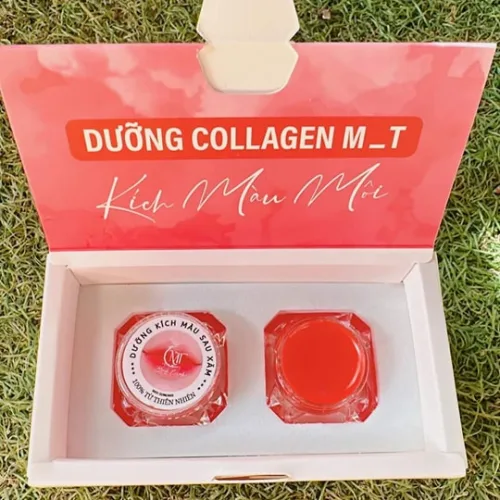 Dưỡng Môi Collagen M&T Cosmetics Kích Màu Môi Dạng Hũ