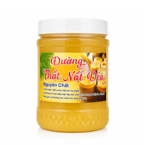 Đường Thốt Nốt Dẻo Nguyên Chất Hũ 1kg