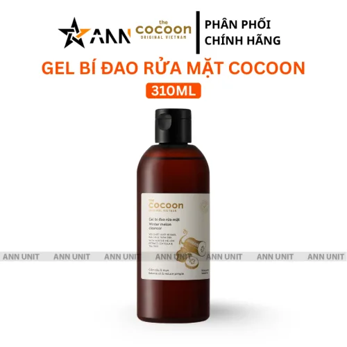 Gel rửa mặt bí đao Cocoon thuần chay, hỗ trợ giảm mụn 310ml