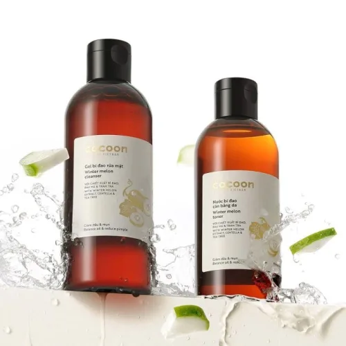 Gel rửa mặt bí đao Cocoon thuần chay, hỗ trợ giảm mụn 310ml