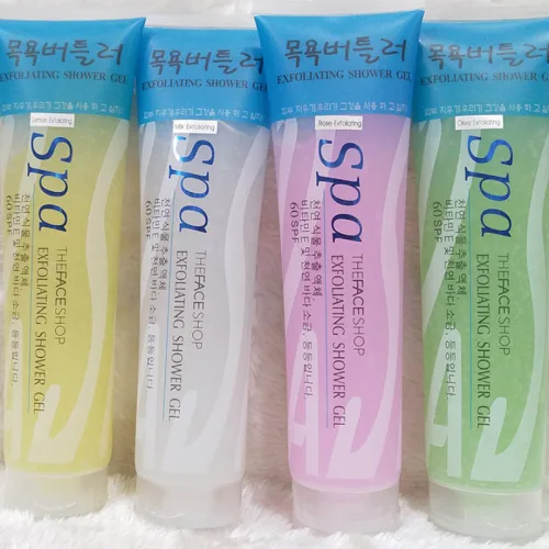 Gel Spa Exfoliating Shower Gel tẩy tế bào chết body Hàn Quốc 350ml
