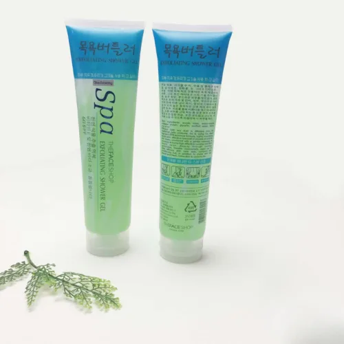 Phân phối gel Tẩy Tế Bào Da Chết Body Hàn Quốc Spa Exfoliating Shower Gel 350ml - Màu Xanh Lá