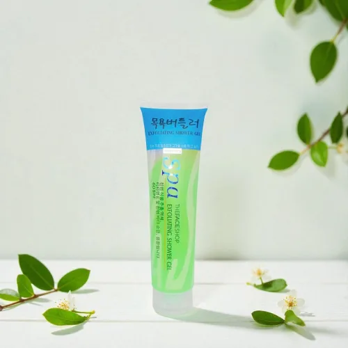 Phân phối gel Tẩy Tế Bào Da Chết Body Hàn Quốc Spa Exfoliating Shower Gel 350ml - Màu Xanh Lá
