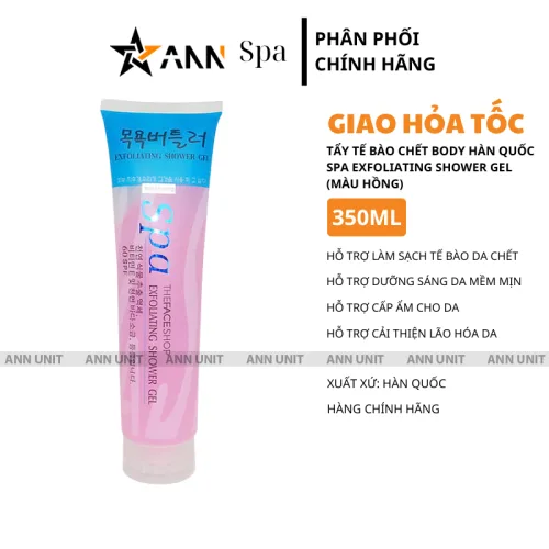 Gel Spa Exfoliating Shower Gel tẩy tế bào chết body Hàn Quốc 350ml
