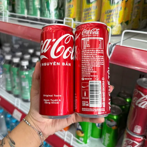 1 Lốc 6 Lon Nước Ngọt Coca Cola Vị Nguyên Bản 320ml