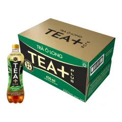 Sỉ 1 Thùng Trà Ô Lông Tea + Plus Vị Truyền Thống 450ml/Chai
