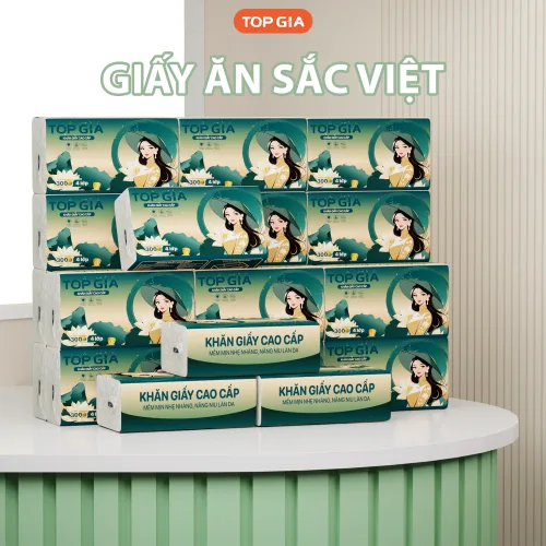 Giấy Ăn Top Gia Cô Gái Túi 10 Gói phù hợp để tham khảo khi chọn top gia
