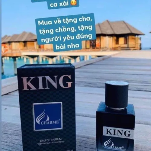 Nước hoa Charme King Eau de Parfum dành cho nam, chai 60 ml
