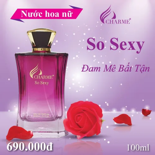 Nước hoa Charme So Sexy Eau De Parfum dành cho nữ 100ml