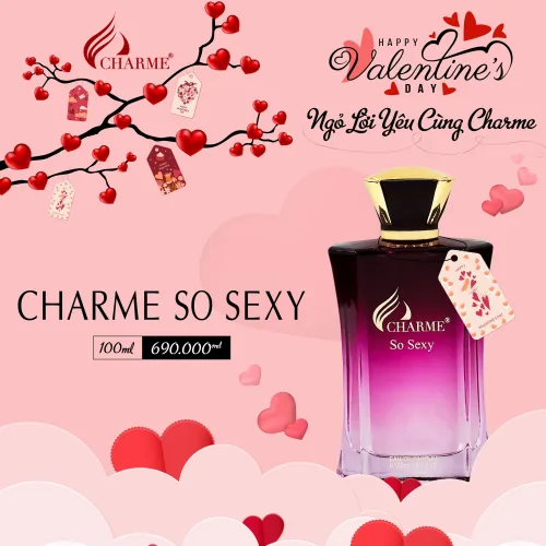 Nước hoa Charme So Sexy Eau De Parfum dành cho nữ 100ml