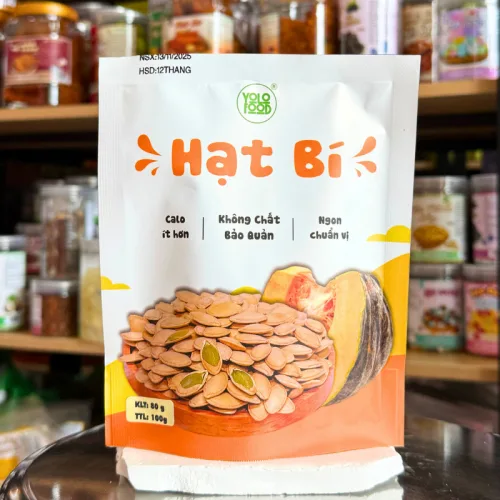 Hạt Bí Trắng Loại Đặc Biệt Yolo - Bí Ngô Gói 100g