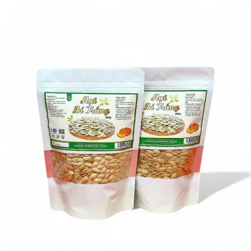 Hạt Bí Trắng Túi Zip 500g phù hợp để tham khảo khi chọn hạt dinh dưỡng
