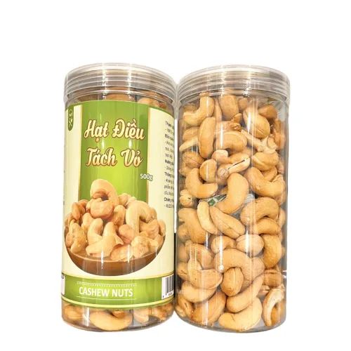 Sỉ hạt Điều Cồ Nguyên Hạt Sạch Lụa Loại Ngon (Đã tách vỏ)500g Hộp