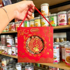 Phân phối hạt Diều Rang Muối Nuts Cashew Hộp Quà Tết