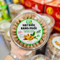 Hạt Điều Rang Muối Xếp Hoa 500g - Hạt Điều Đặc Sản Bình Phước Thơm Ngon