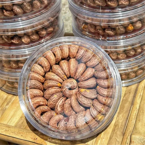 Hạt Điều Rang Muối Xếp Hoa 500g - Hạt Điều Đặc Sản Bình Phước Thơm Ngon
