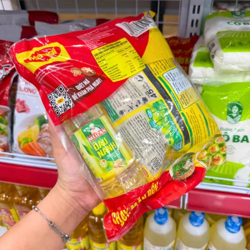 Combo MAGGI Hạt Nêm Nấm Hương Tự Nhiên 450g, Tặng 1 Chai Dầu Meizan 250ml