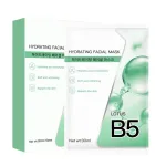 Hộp 10 Miếng Mặt Nạ B5 Hydrating Facial Mask Màu Xanh Lá