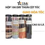 Đánh giá hộp 100 Dây Thun Buộc Tóc Cao Su - Thun Cột Tóc Kèm Hộp Đựng Thun 4cm