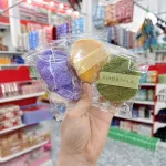 Amortals Hộp 3 Miếng Bông Mút Rửa Mặt Bọt Biển Có Chữ