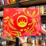 Hộp Bánh Tết Lộc Thịnh Vượng Số 2 - Bộ Quà Tết Cặp Công Kinh Đô Lộc Thinh Vượng 8 Món 1,0914kg