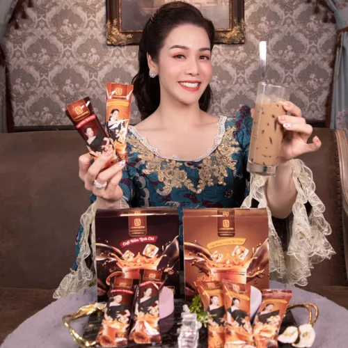 Hộp Cà Phê Nấm Linh Chi Laura Coffee Nhật Kim Anh