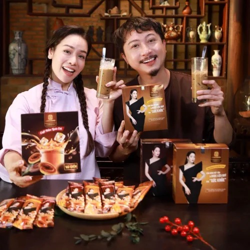 Hộp Cà Phê Nấm Linh Chi Laura Coffee Nhật Kim Anh
