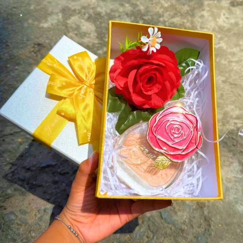 Hộp Quà Giấy Chữ Nhật Lớn Nhiều Màu Nắp Rời Có Thắt Nơ - Hộp Không Có Hoa Rơm
