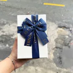 Hộp Quà Giấy Chữ Nhật Nhỏ Nhiều Màu Nắp Rời Có Thắt Nơ - Hộp Không Có Hoa Rơm